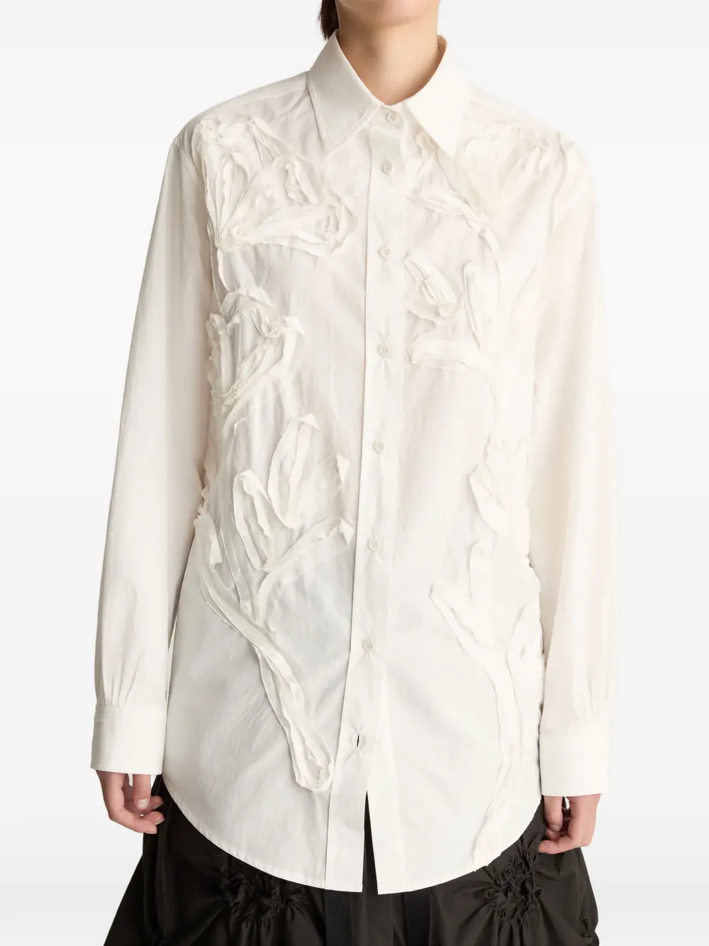  Lee Mathews Monty Floral Shirt - White 
