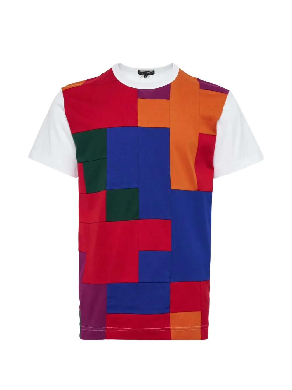 Comme des Garçons Homme Plus patchwork T-shirt - Bianco
