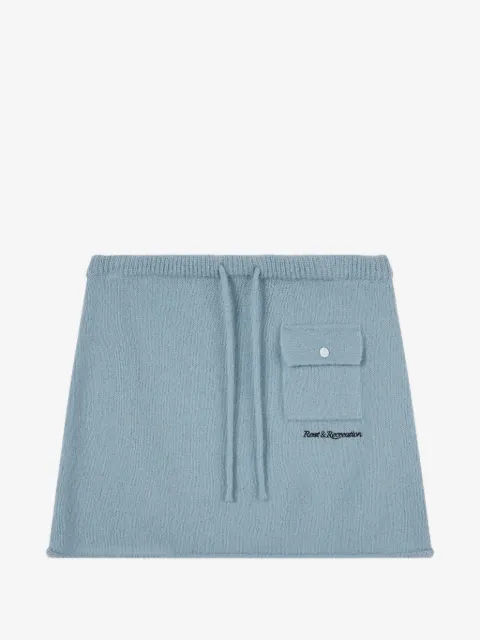 Rest&Recreation drawstring knitted skirt