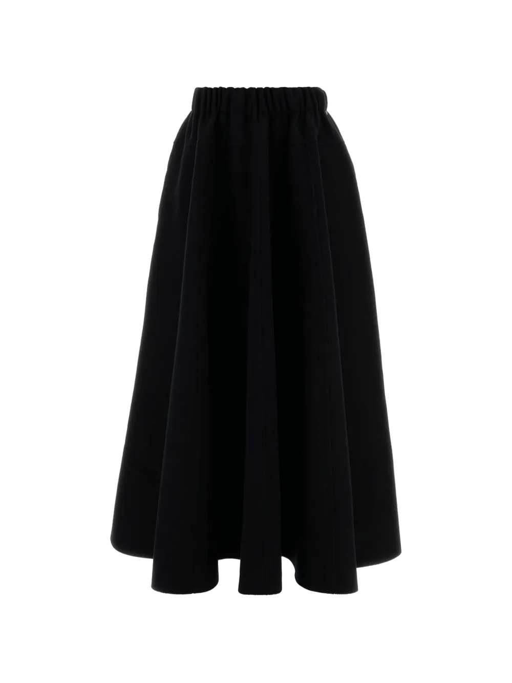 extreme cashmere Venus flannel skirt - Nero