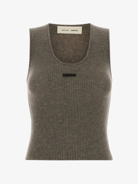 FEAR OF GOD ESSENTIALS waffle-knit tank top