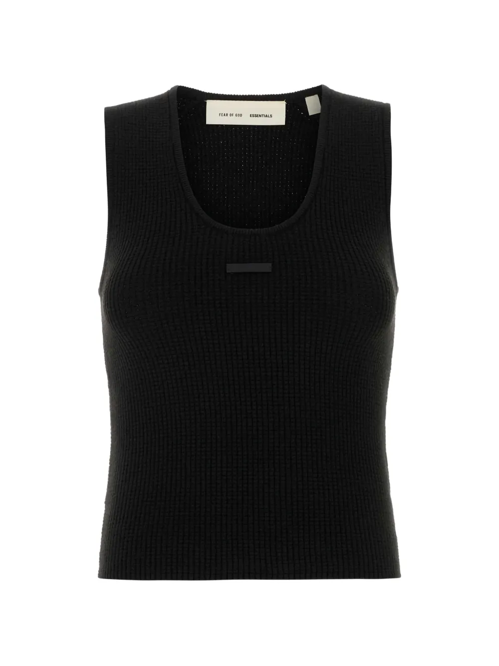 FEAR OF GOD ESSENTIALS ribbed tank top - Nero