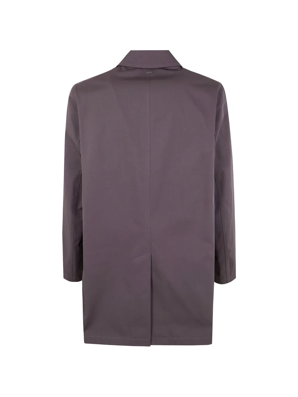 Herno Buttoned Coat In Purple