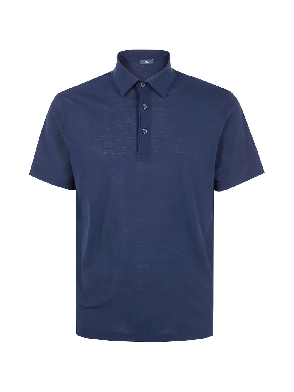 Herno button polo shirt - Blu