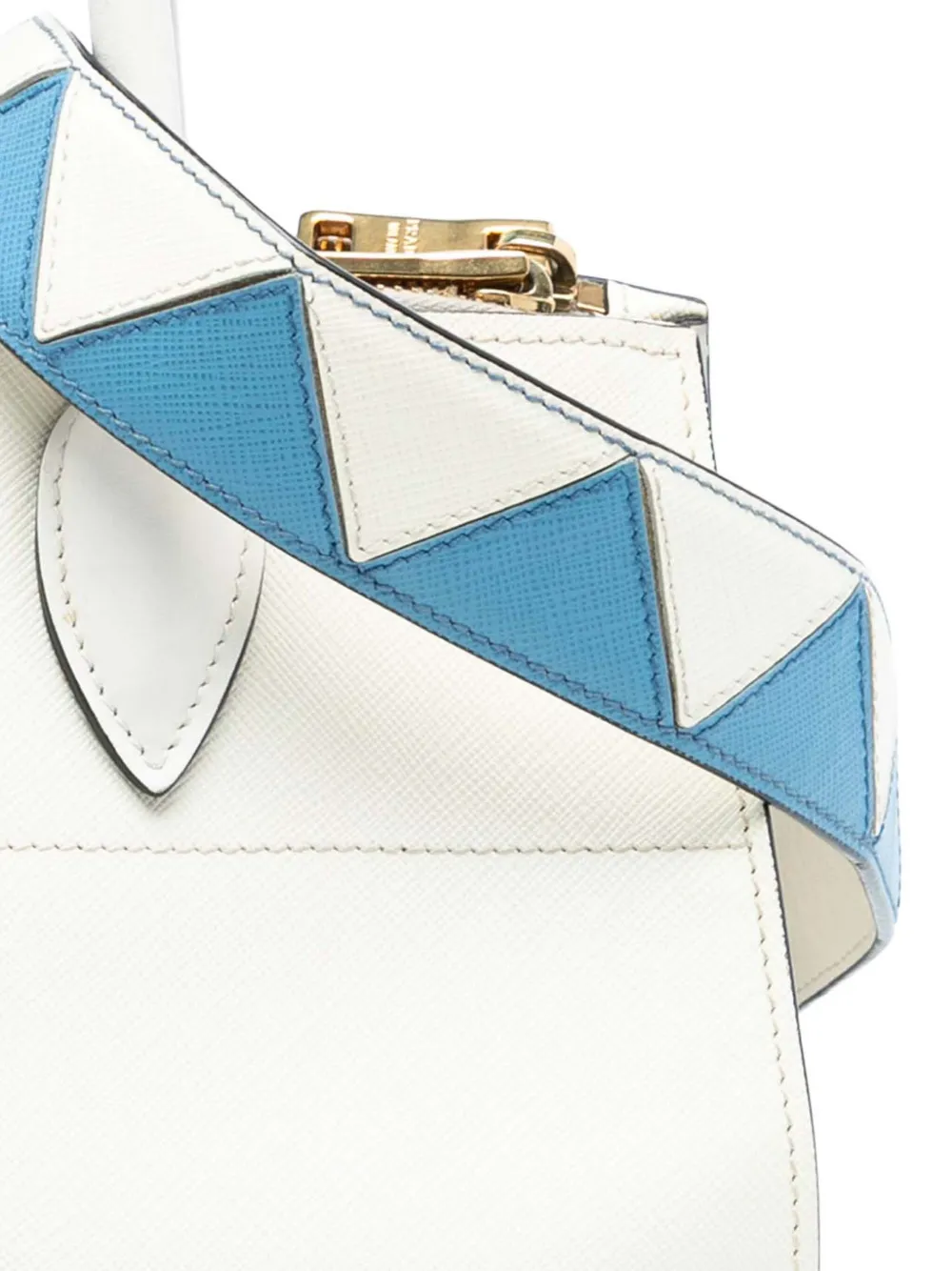 2000-2025 City Calf Trimmed Saffiano Greche Paradigme Bag Satchel