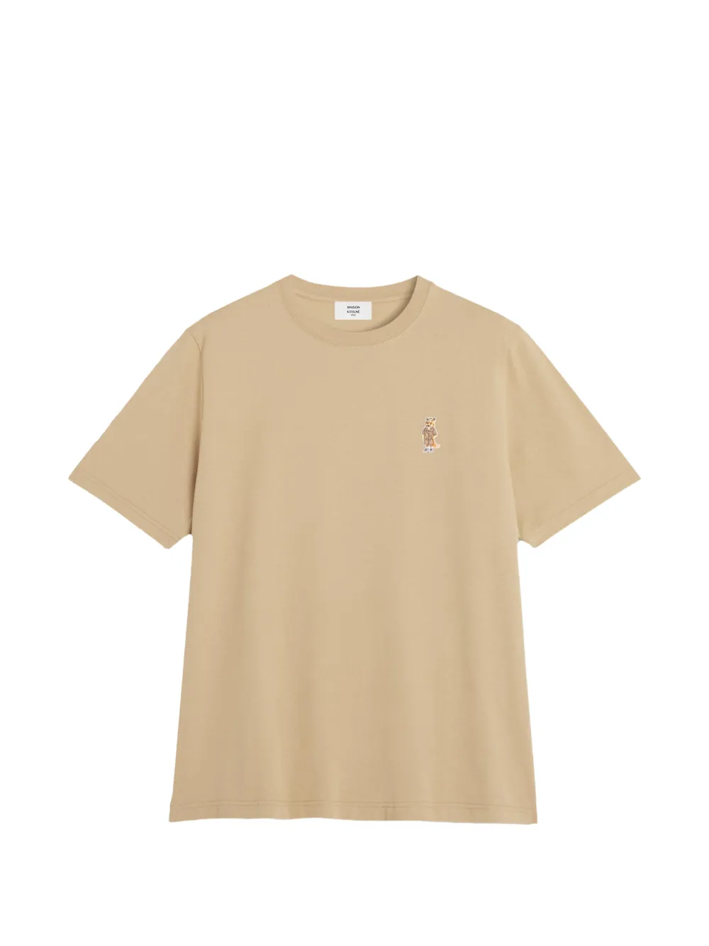 Maison Kitsuné embroidered T-shirt - Toni neutri