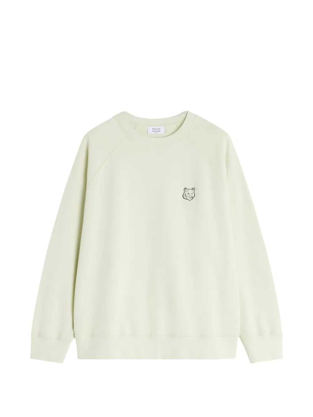 Maison Kitsuné Fox-motif sweatshirt - Verde