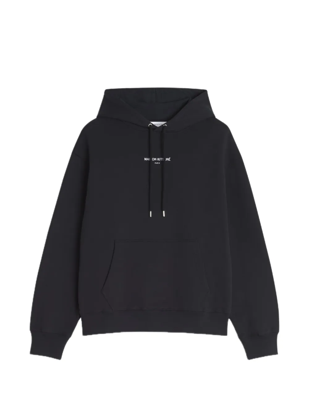 Maison Kitsuné logo hoodie - Nero