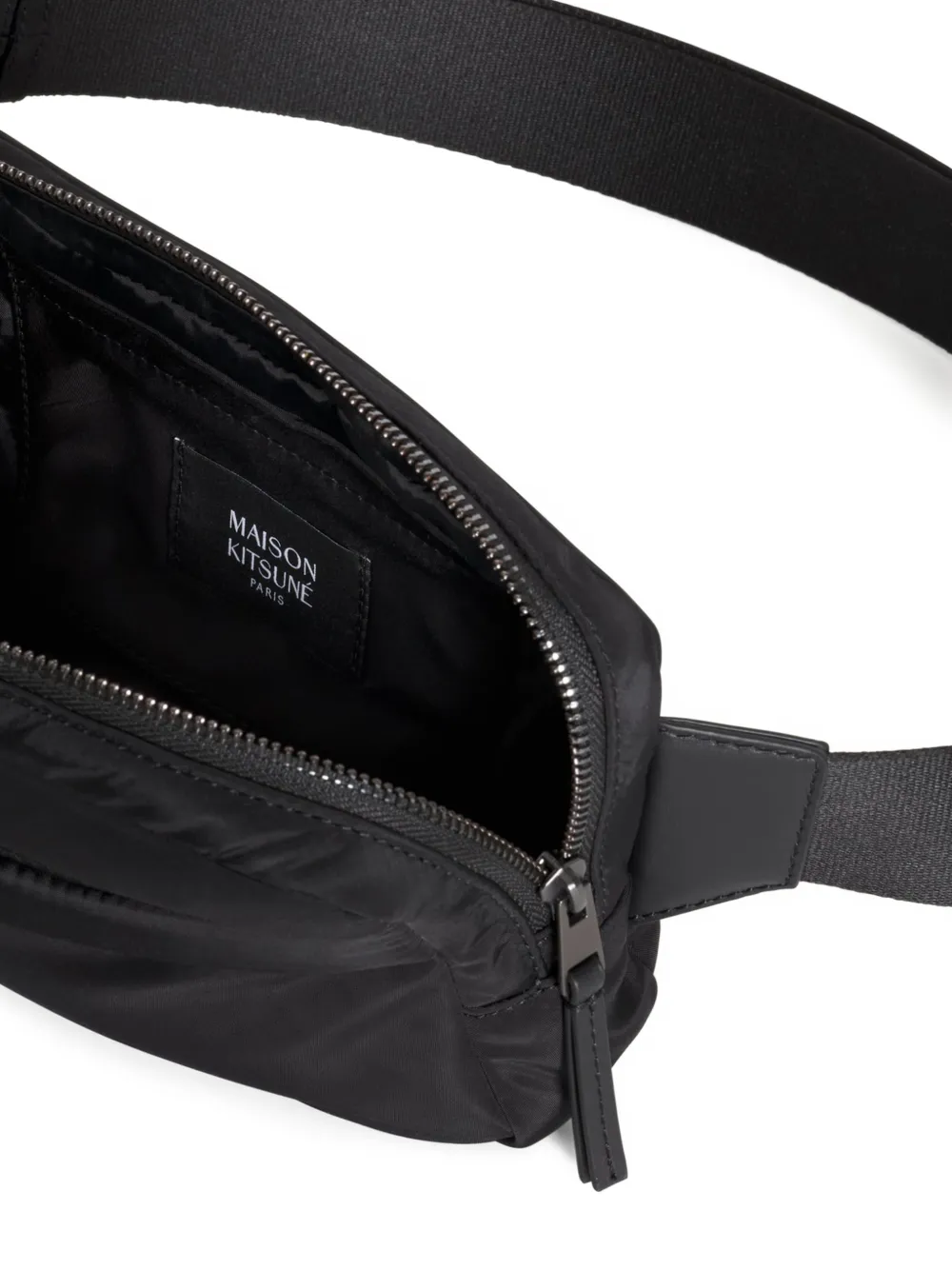 Maison Kitsuné Heuptas met ritssluiting Zwart
