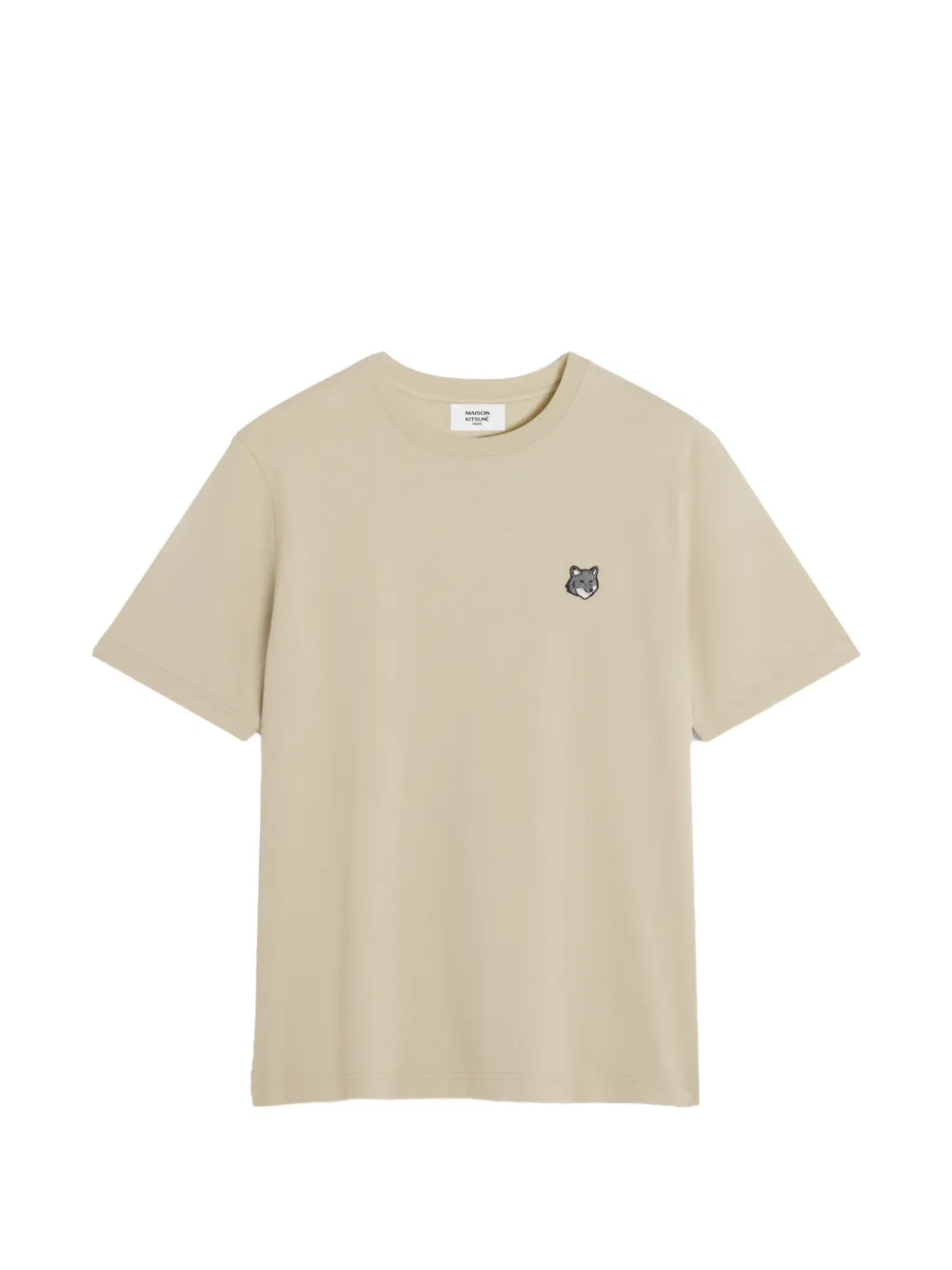 Maison Kitsuné Fox-head T-shirt - Toni neutri