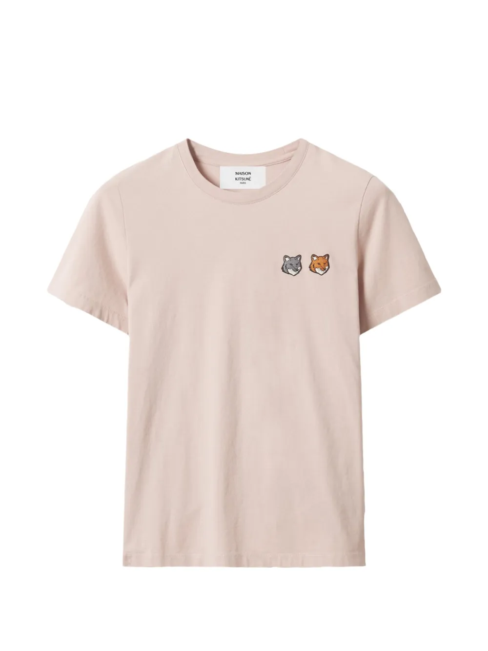 Maison Kitsuné Fox-motif T-shirt - Rosa
