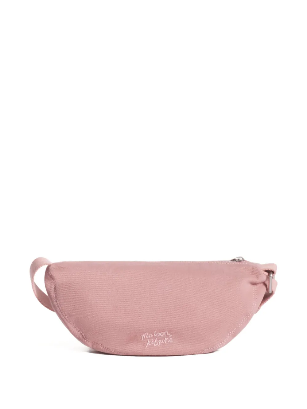  Maison Kitsuné Embroidered Shoulder Bag - Pink 