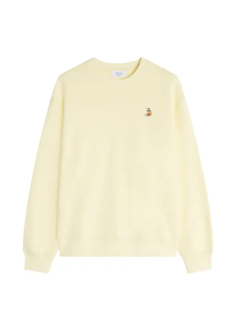 Maison Kitsuné sudadera con bordado