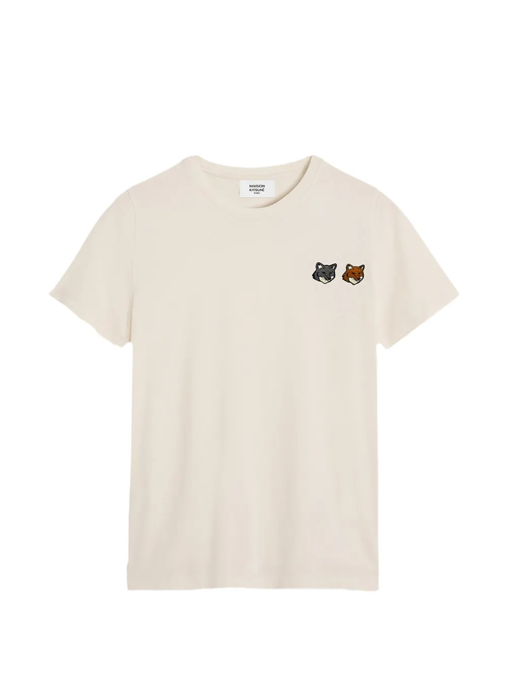 Maison Kitsuné Fox-motif T-shirt - Toni neutri