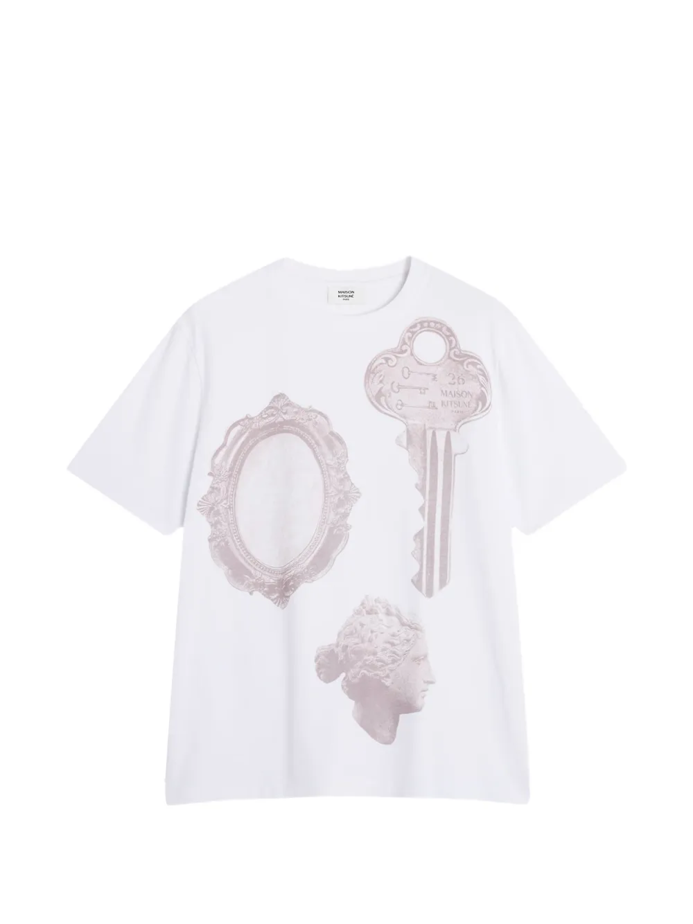 Maison Kitsuné graphic-print T-shirt - Bianco