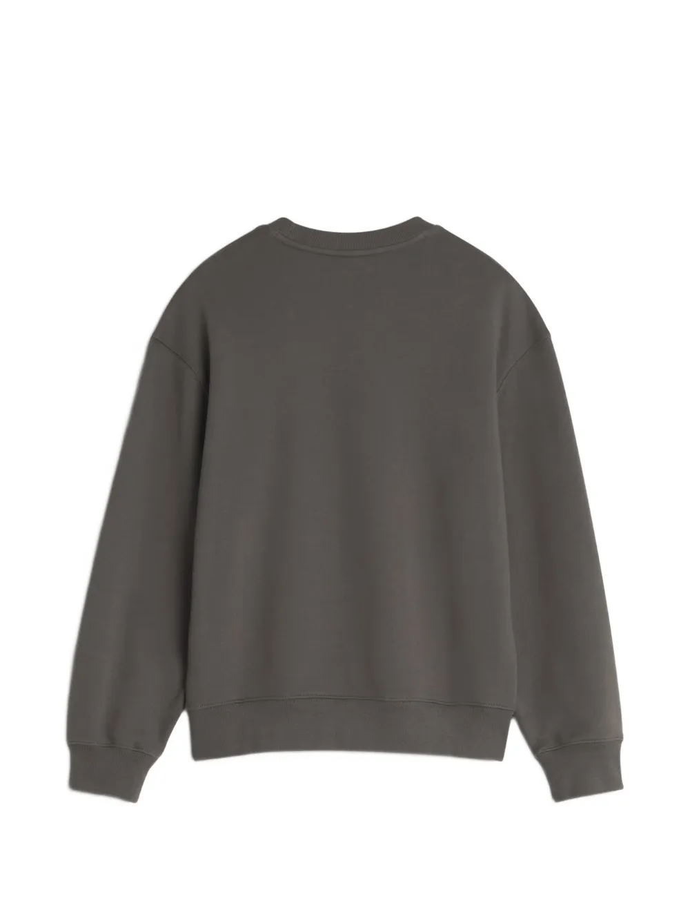 Maison Kitsuné Sweater met logo Bruin