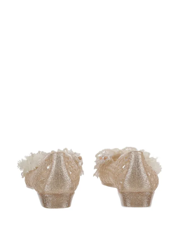 HEAVENLY JELLY ビーズ フラットシューズ | ニュートラル | FARFETCH JP