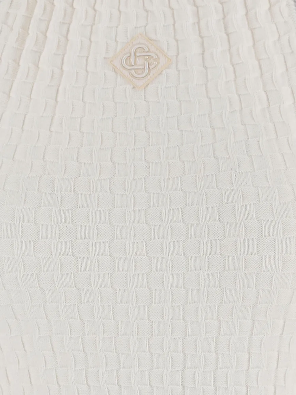Casablanca Jurk met ruches afwerking Beige