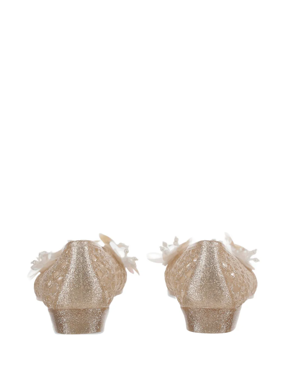 HEAVENLY JELLY Ballerina's verfraaid met pailletten Beige