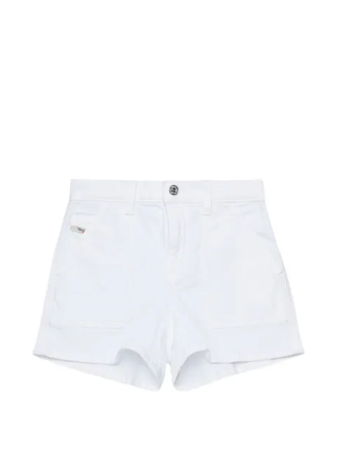 Diesel Kids white denim shorts