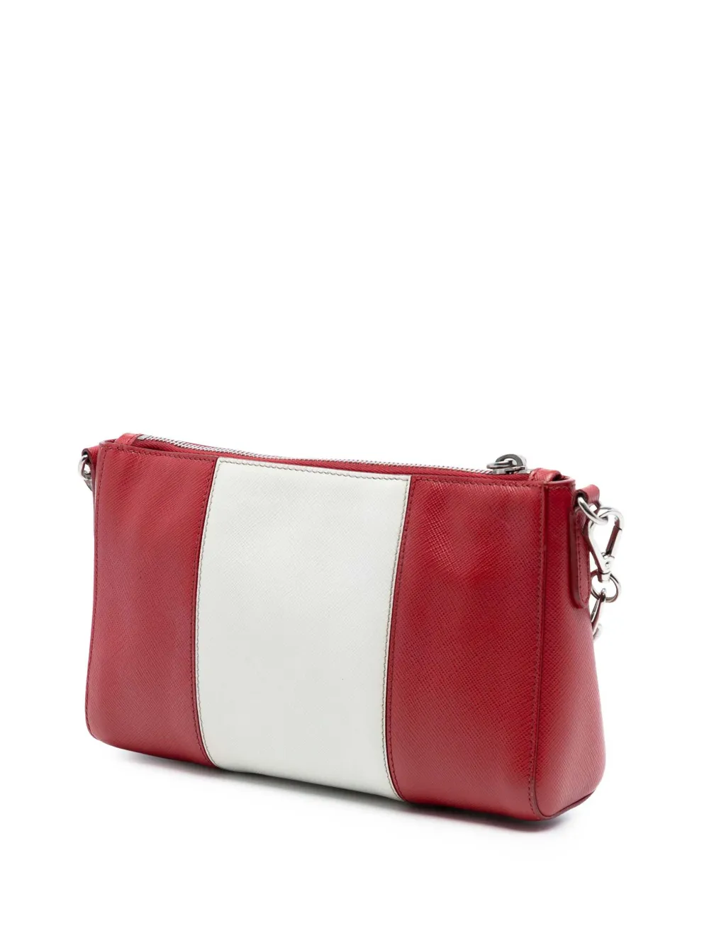 2000-2013 Bicolor Saffiano Lux Crossbody Bag