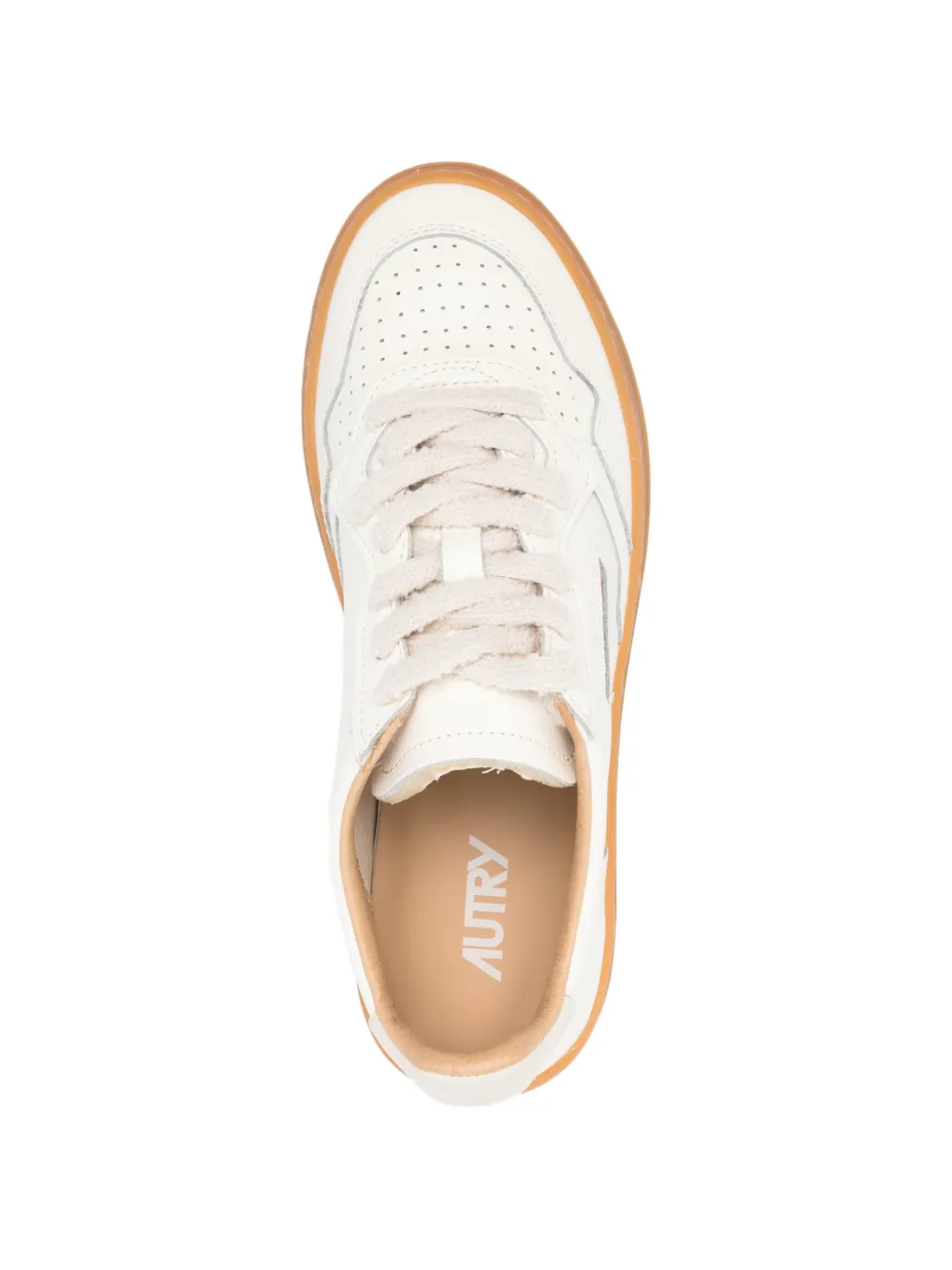Autry Medalist sneakers met geperforeerde details Wit