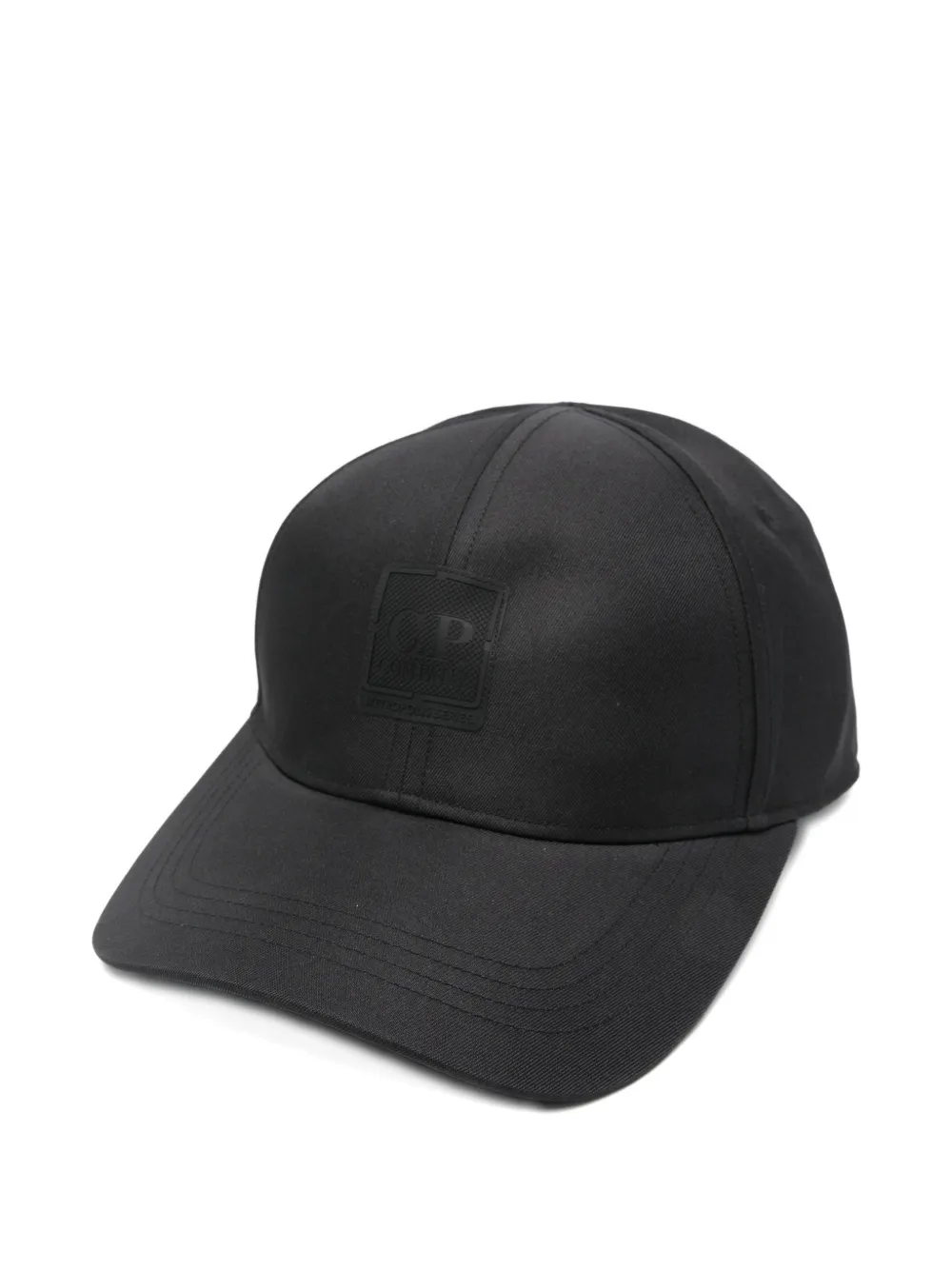 C.P. Company logo-patch baseball cap - Nero