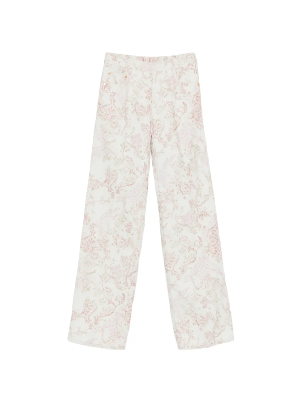 Forte Forte floral -print trousers - Blu