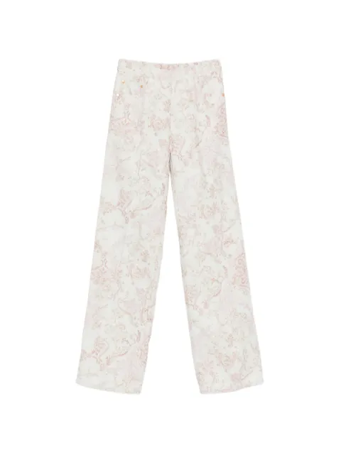 Forte Forte floral -print trousers