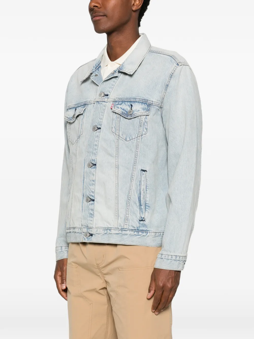 Levi's Denim jack Blauw