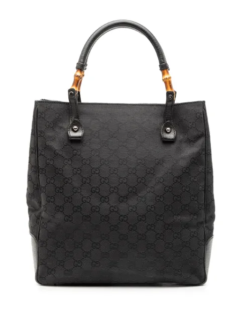 Gucci Pre-Owned 2000-2015 GG Canvas Bamboo tote bag