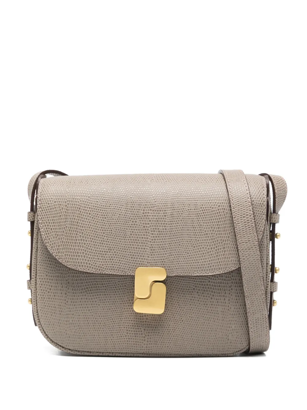 Soeur mini Bellissima textured shoulder bag - Grigio