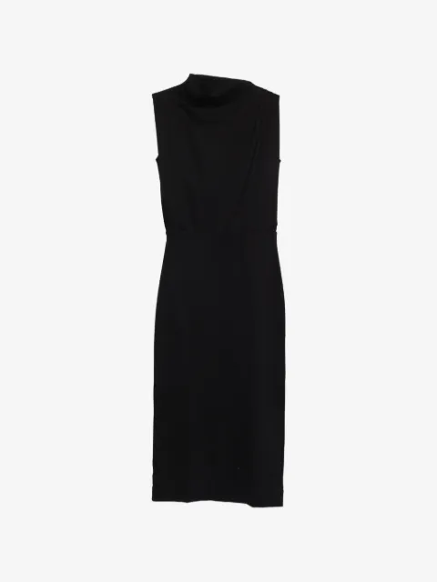 Soeur asymmetrical neckline slit dress