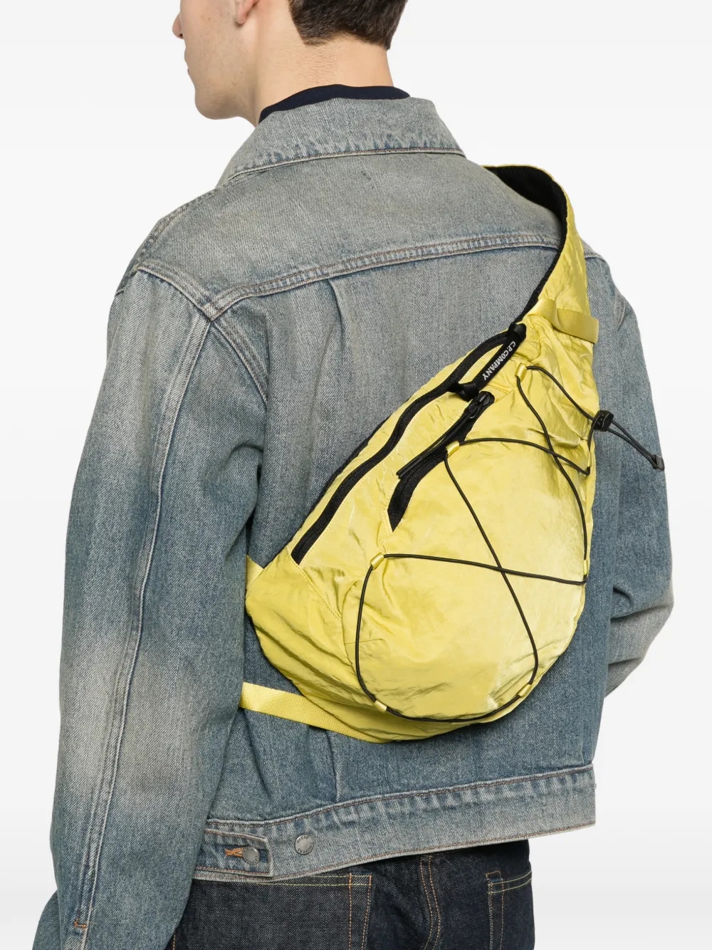  C.p. Company Quilted Drawstring Backpack - Yellow 
