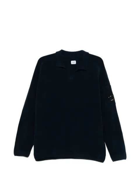 C.P. Company V-neck pocket-sleeve sweater