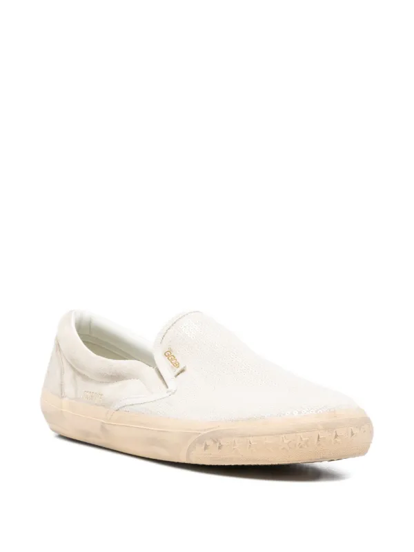 Golden Goose スリッポン スニーカー | ニュートラル | FARFETCH JP