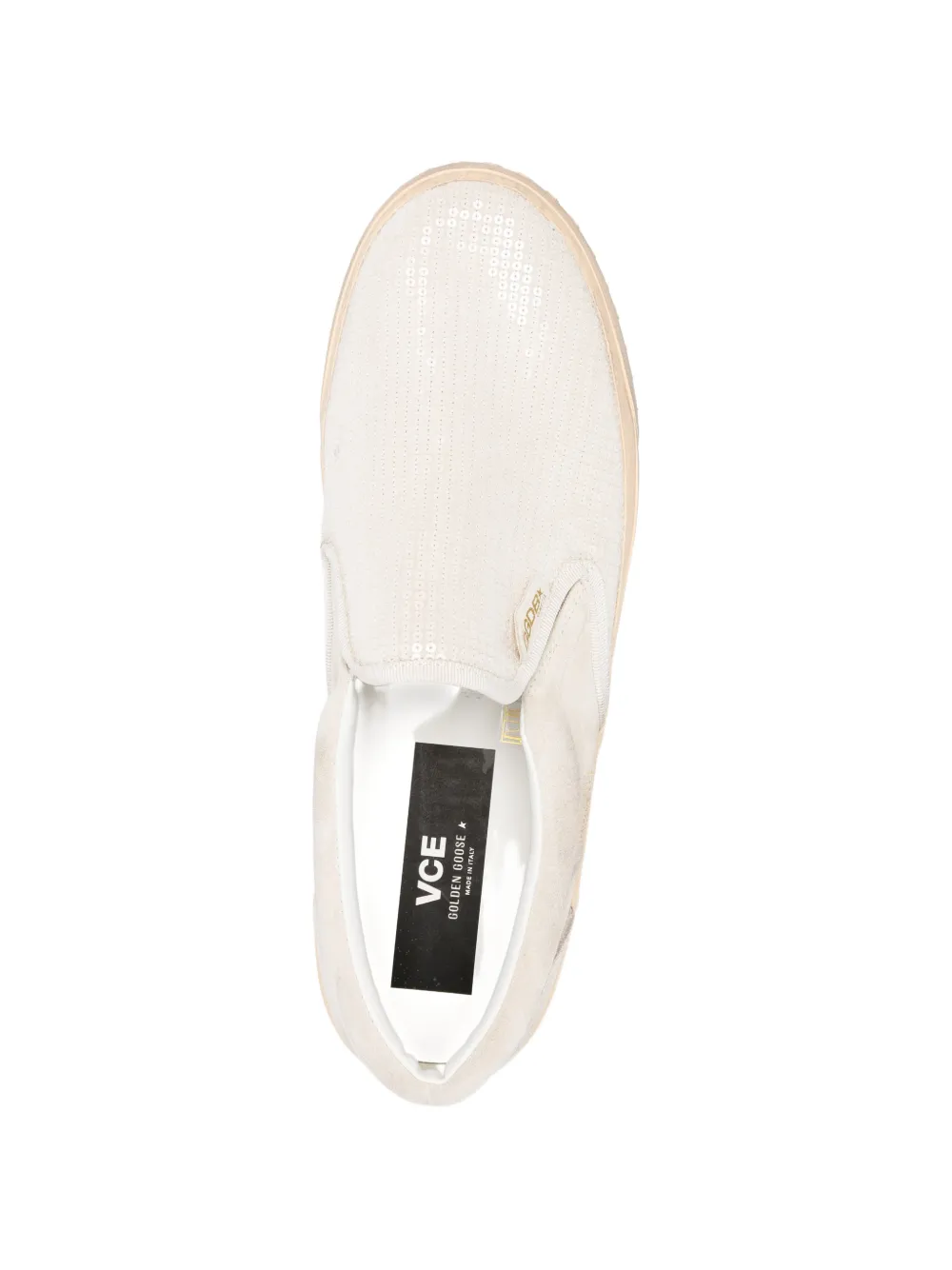 Golden Goose Slip-on sneakers Beige