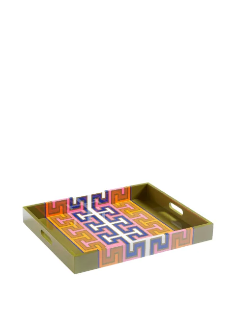 Jonathan Adler geometric-print tray