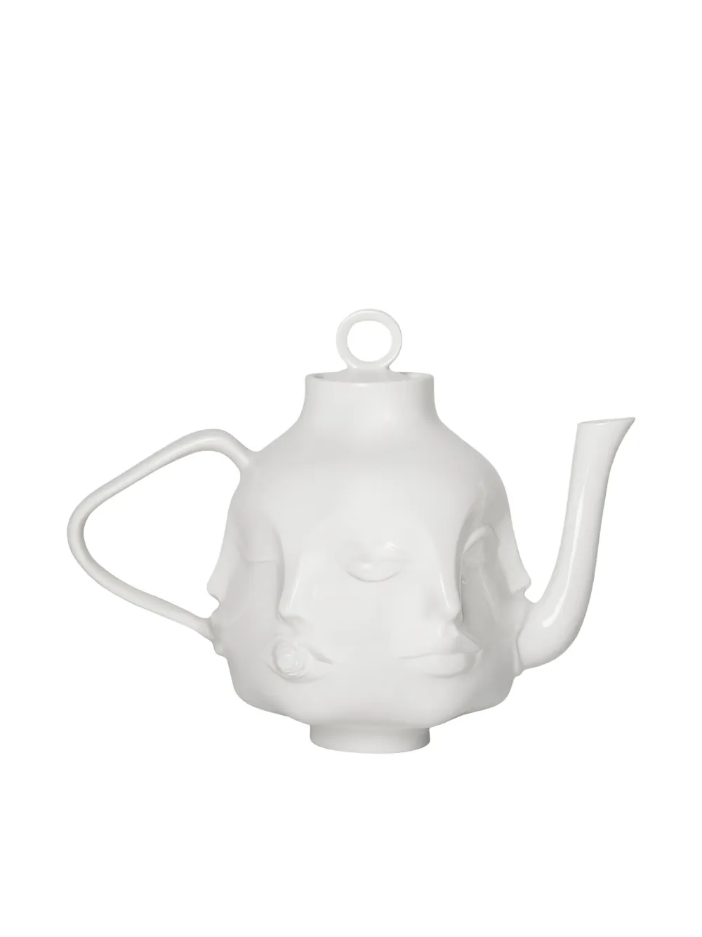Jonathan Adler face-motif teapot - Bianco
