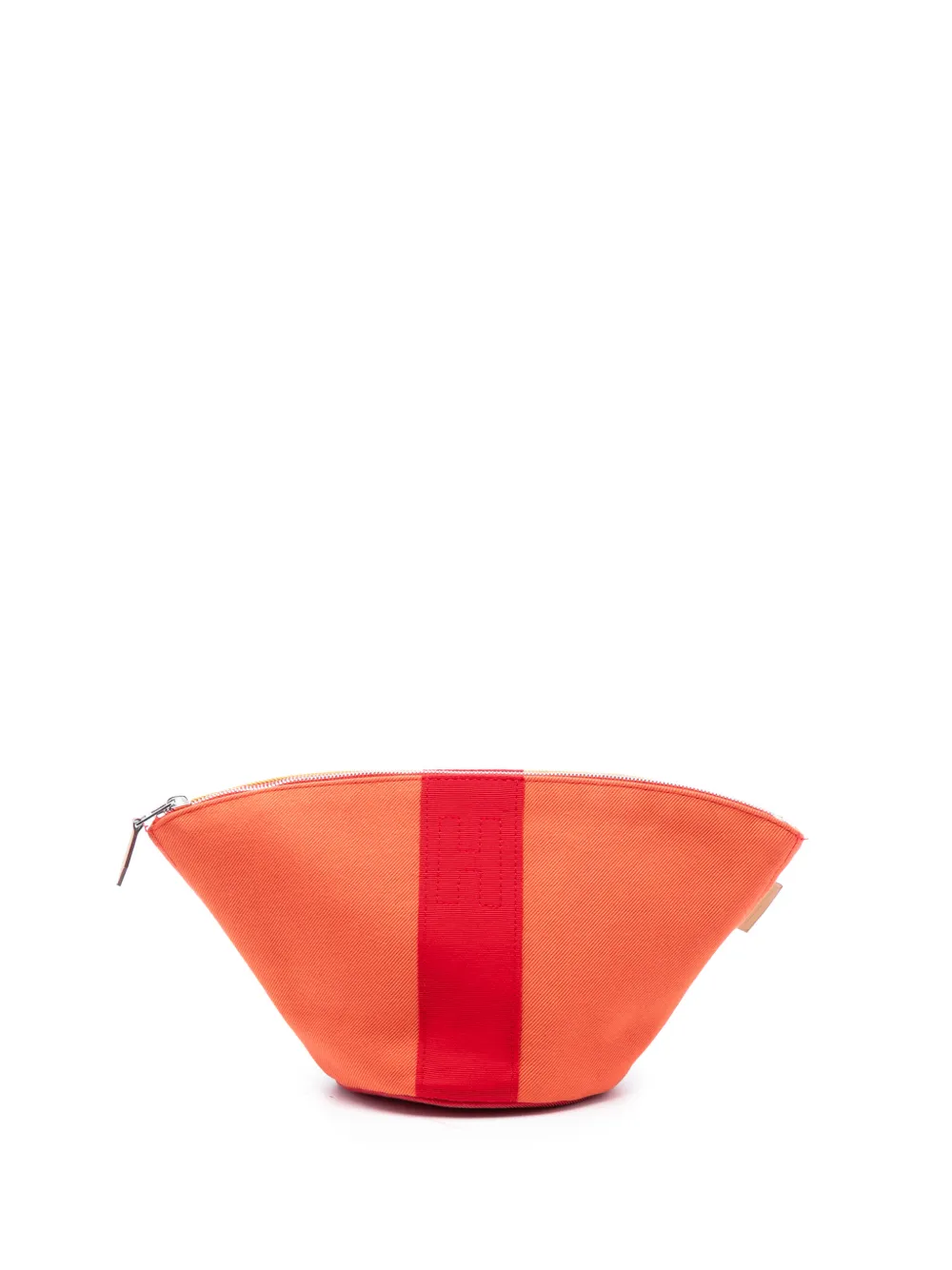 Hermès Pre-Owned 2015 Mini Toile Palmyre pouch - Arancione