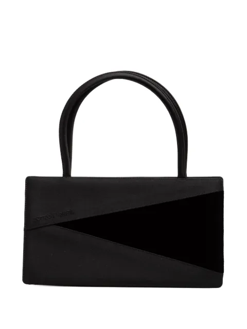 Bottega Veneta Pre-Owned 20th Century Satin and Velvet Geometric handbag