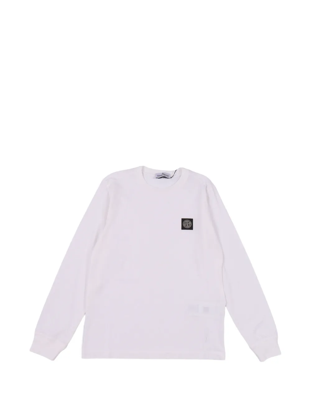 Stone Island Junior long-sleeved sweatshirt - Bianco