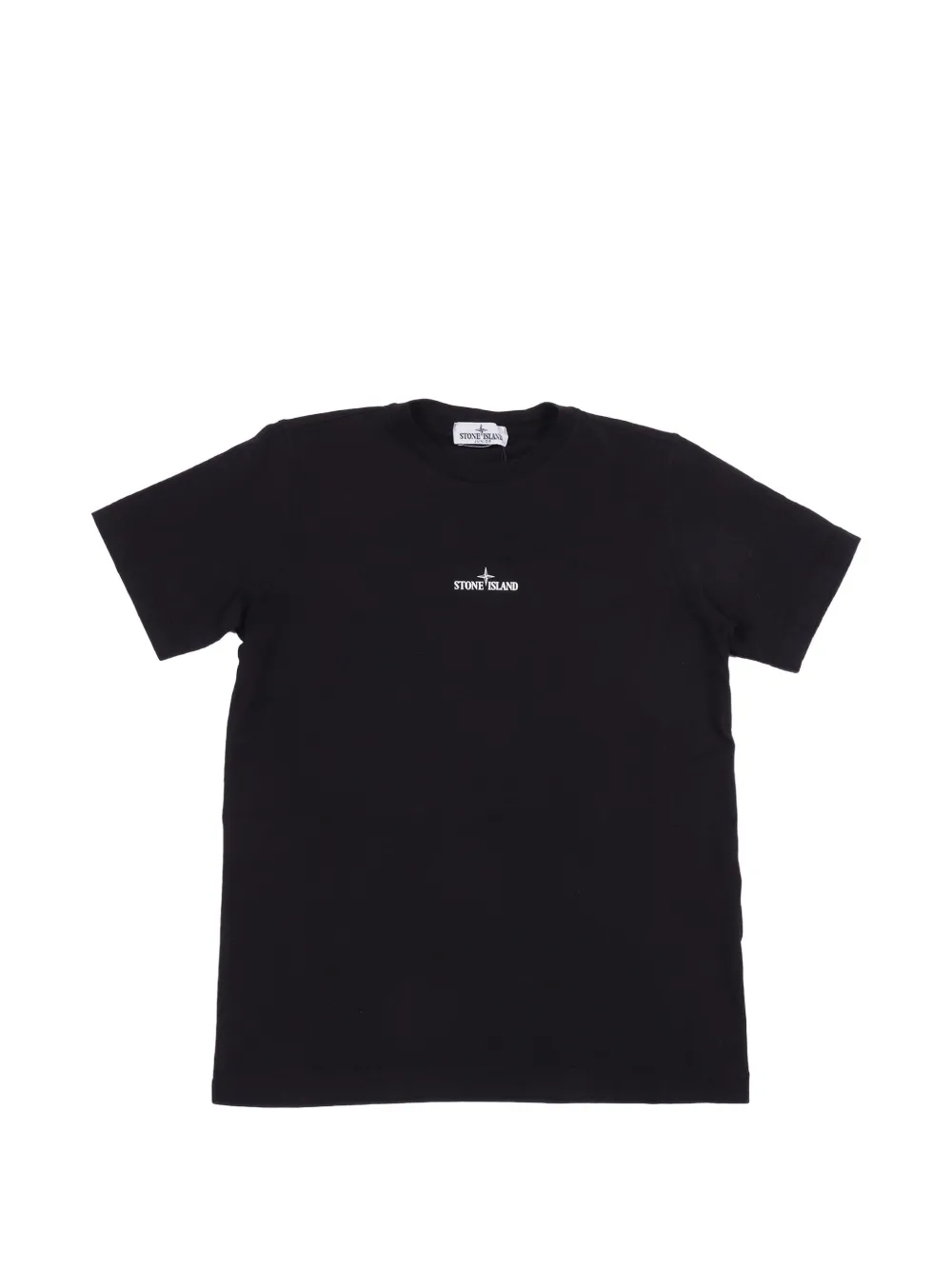 Stone Island Junior logo-print T-shirt - Schwarz