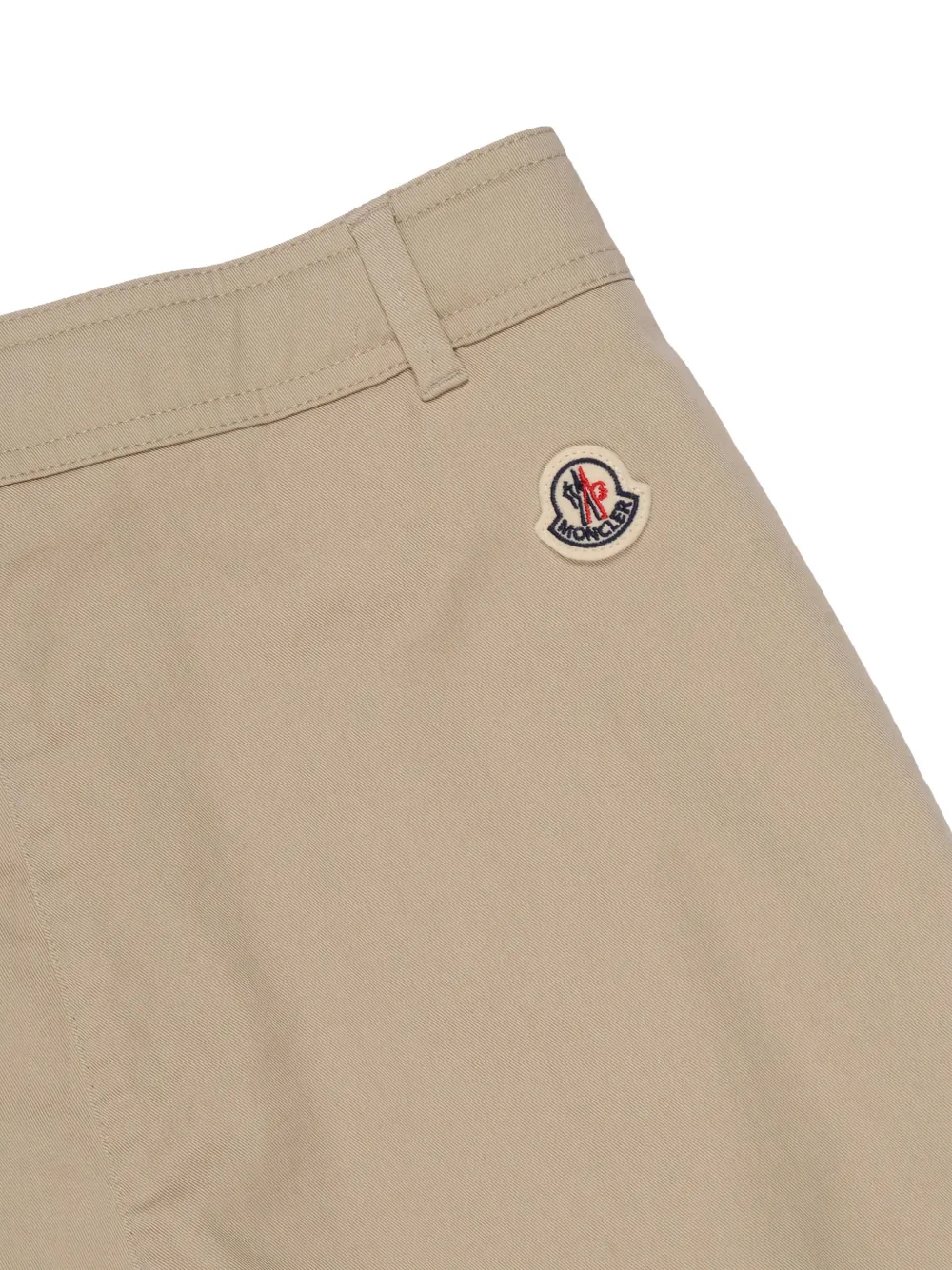Moncler Enfant Broek met geplooid detail Beige
