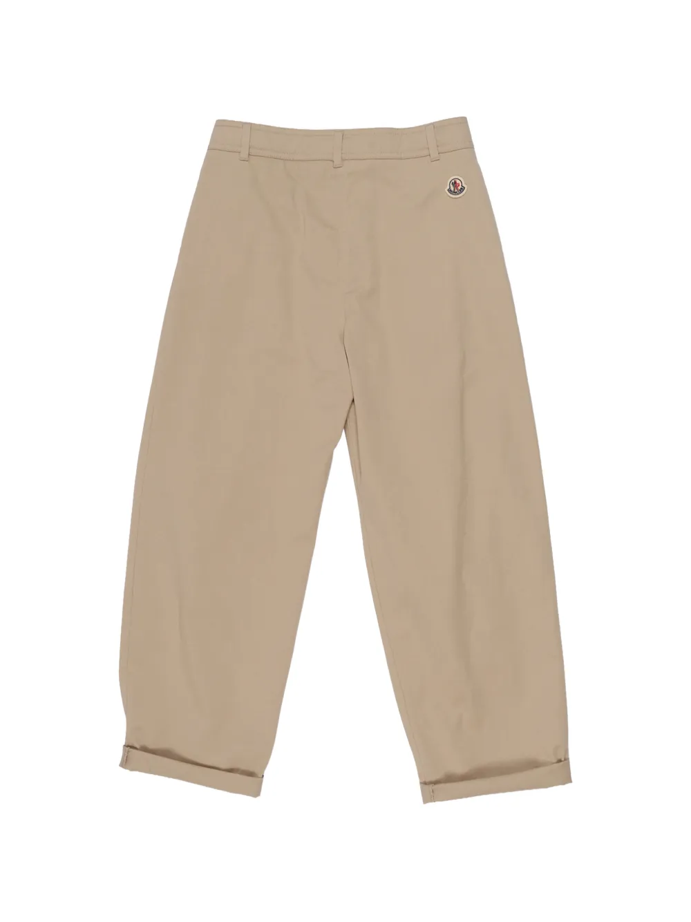 Moncler Enfant Broek met geplooid detail Beige
