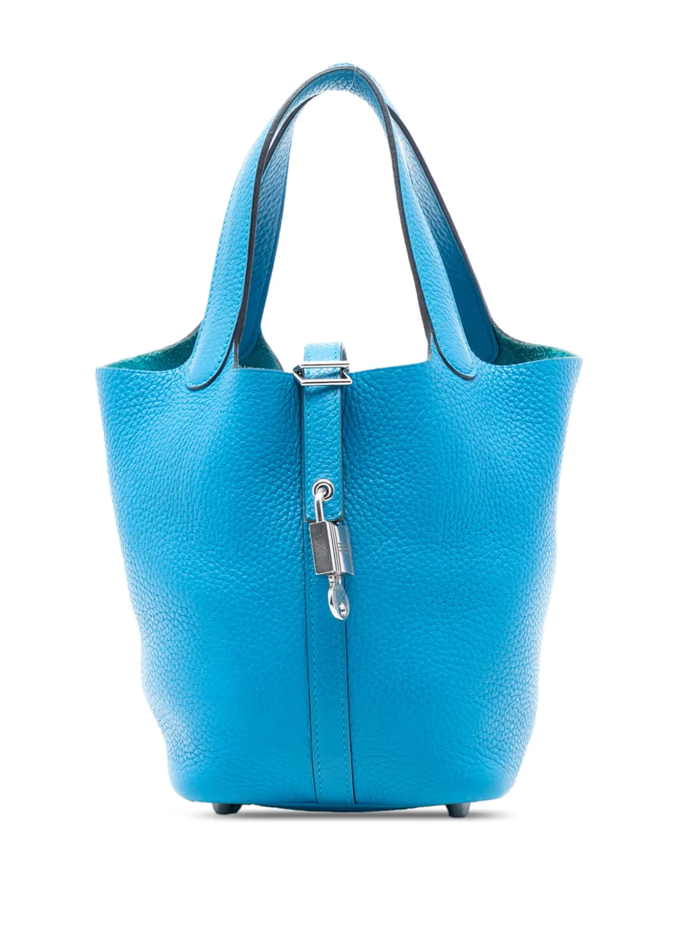 Hermès Pre-Owned 2017 Clemence Picotin Lock 18 handbag - Blu