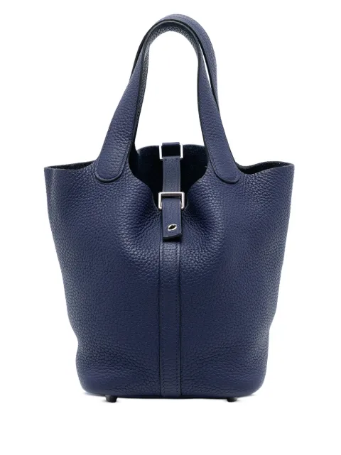 Hermès Pre-Owned Picotin Lock 18 handväska i Clemence-läder från 2019