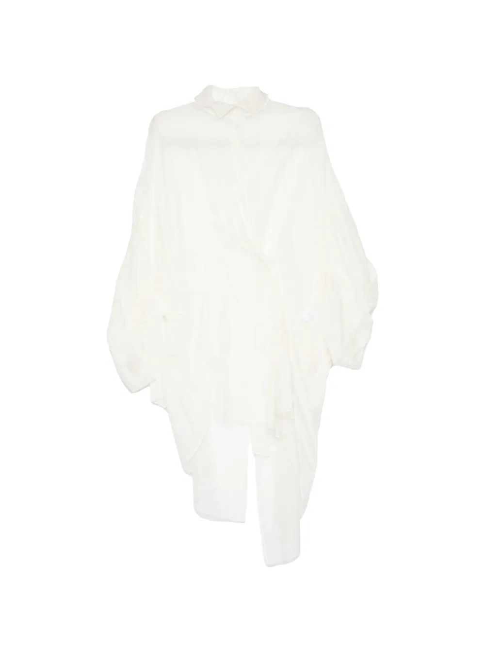 GAZ DE LIN ruffled dress - White