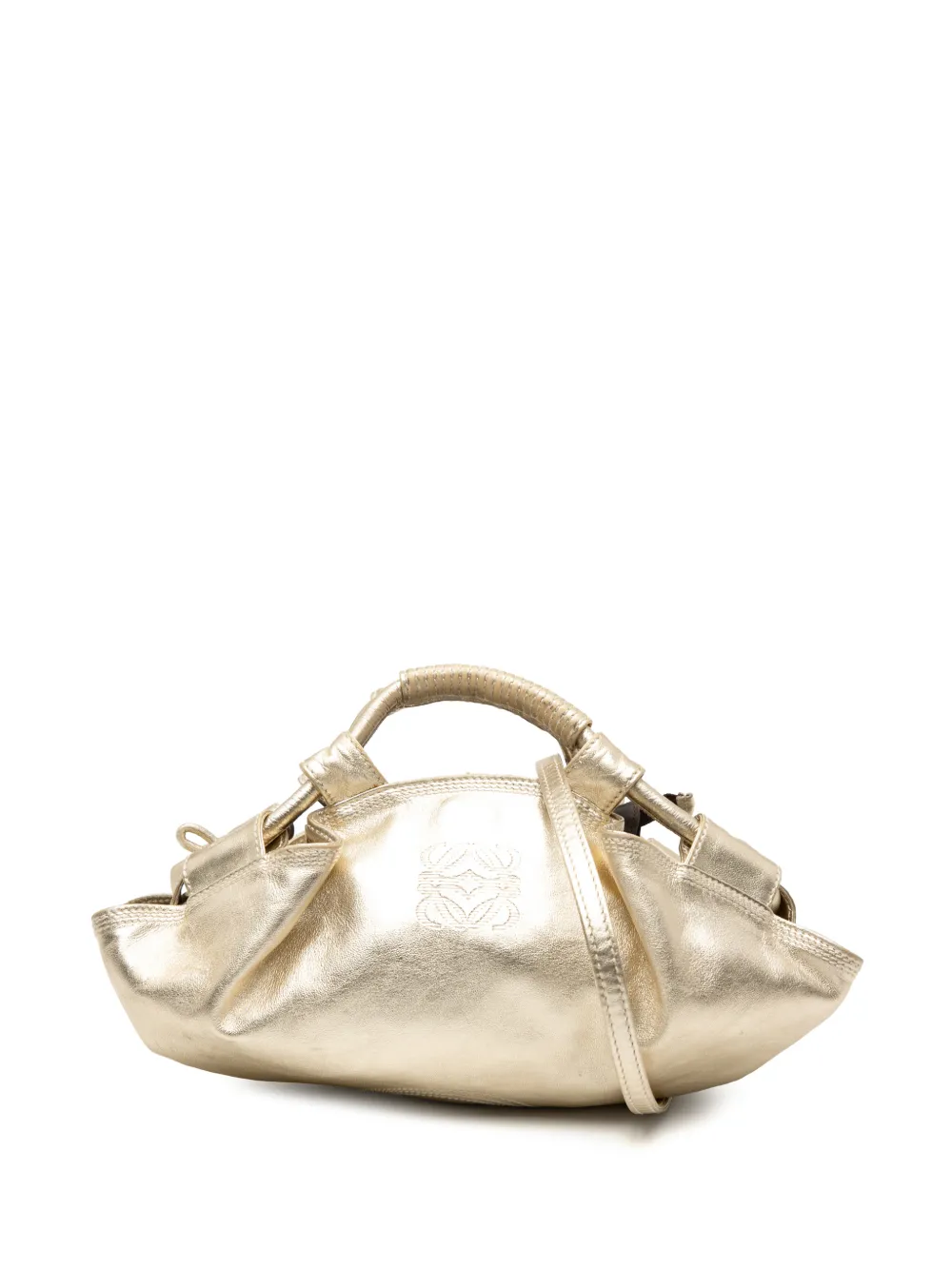 Loewe Pre-Owned 2008 Metallic Nappa Aire satchel - Oro