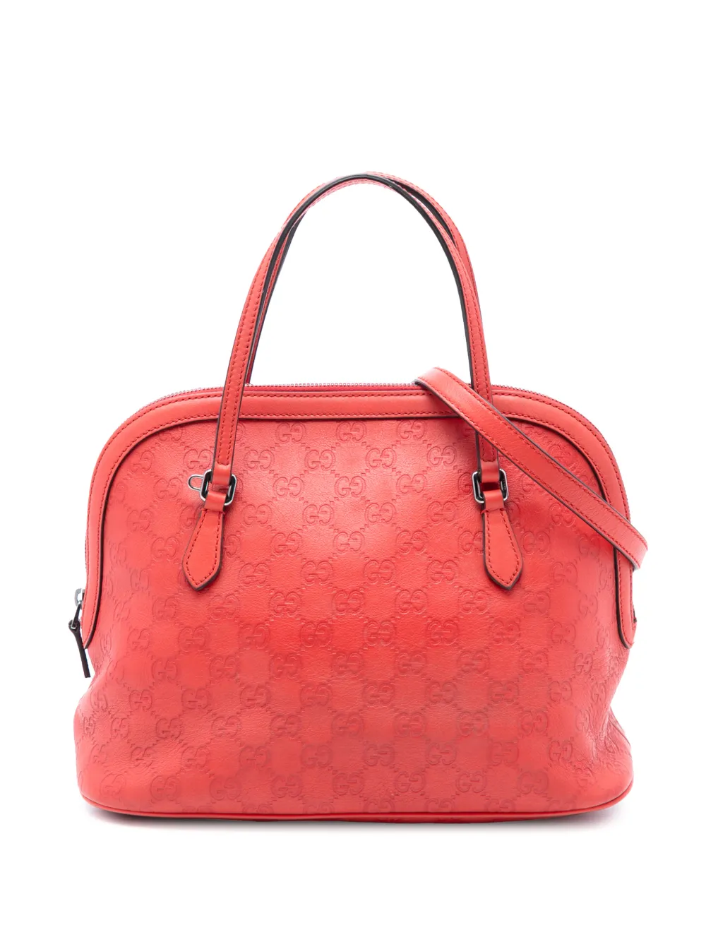 Gucci Pre-Owned 2016-2025 Medium Guccissima Dome satchel - Rosso